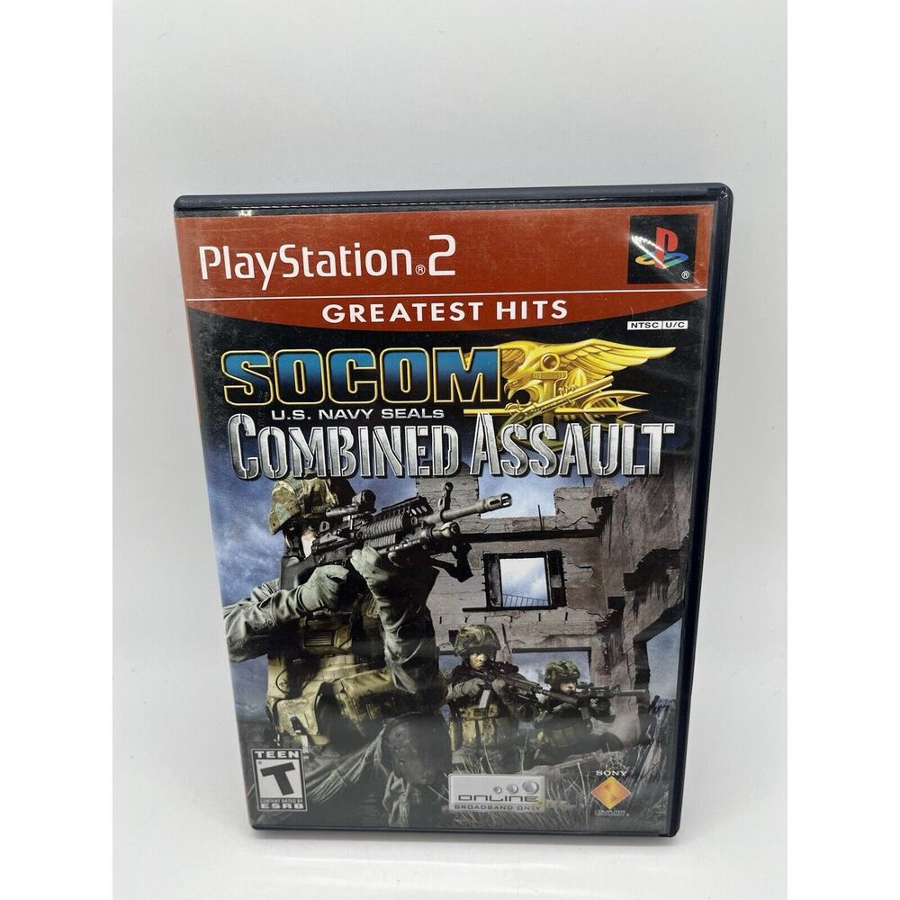 SOCOM 2 US Navy SEALS Greatest Hits PS2 PlayStation 2 CIB Manual Tested Works
